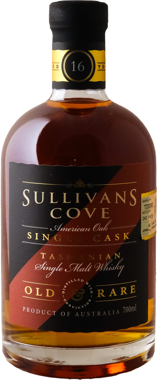 Sullivans Cove - 16 yo American Oak 'Old and Rare' Second Fill Single Cask Whisky