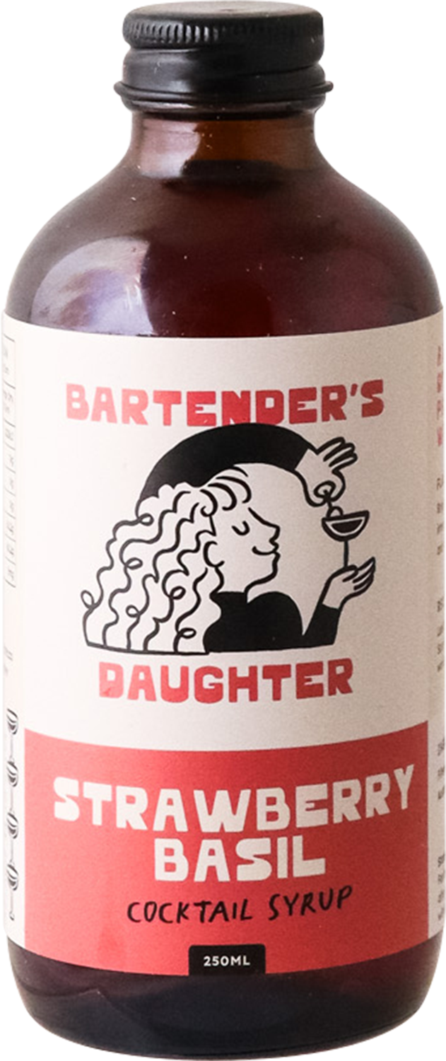 Bartender's Daughter - Strawberry Basil Syrup 250ml