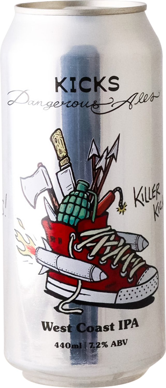 Dangerous Ales x Kicks Brewing - Killer Kicks West Coast IPA