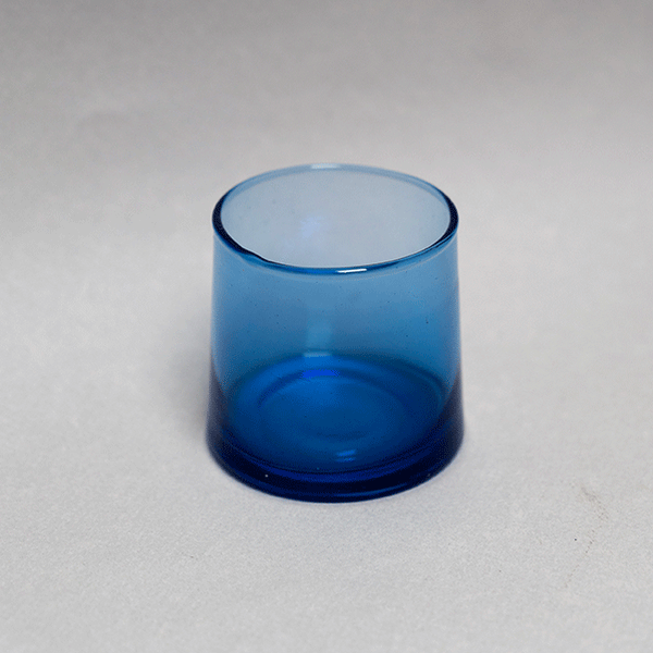Marrakech Made - Blue Moroccan Glass, Short