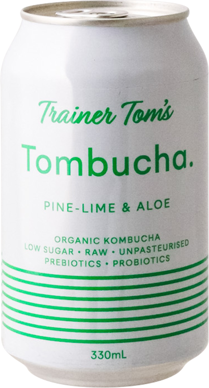 Trainer Tom's Tombucha - Pine-Lime & Aloe Kombucha 4PACK