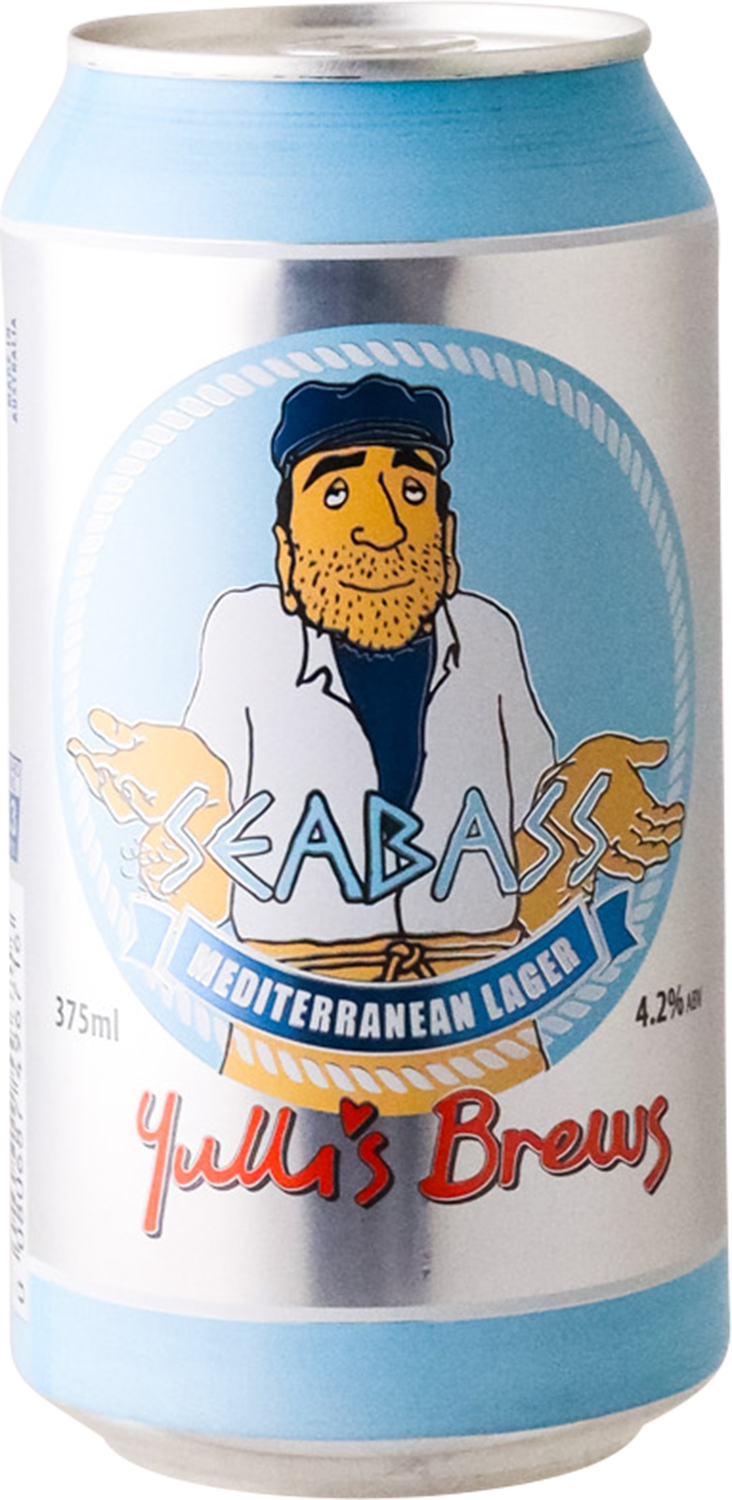 Yulli's Brews - 'Seabass' Mediterranean Lager 6PACK