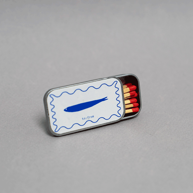 to:from - Refillable Sardine Matchbox