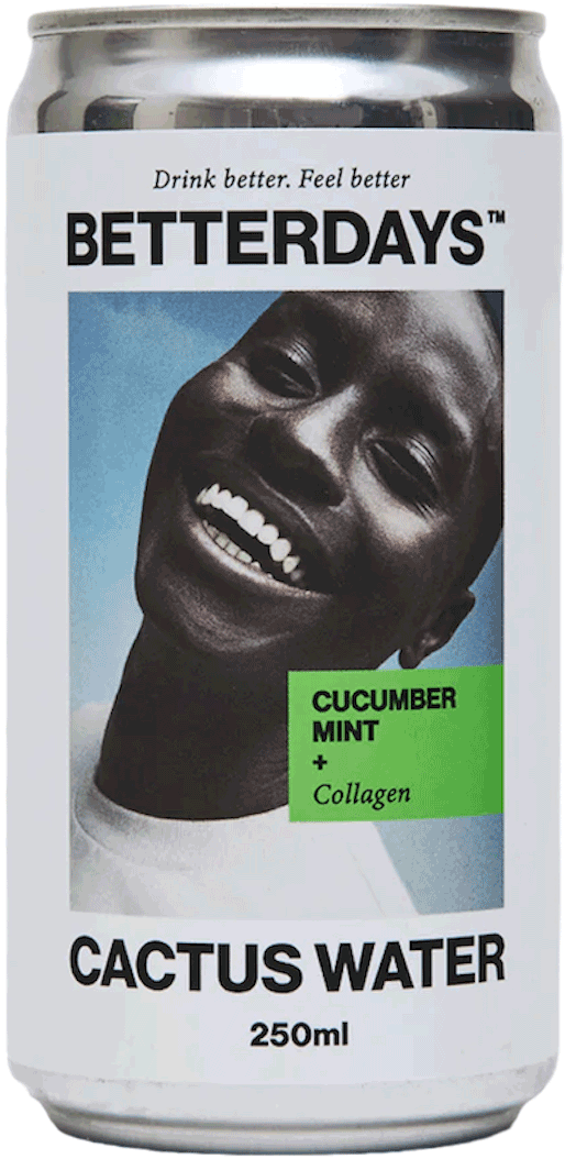 Betterdays - Cactus Water Cucumber + Mint 4PACK