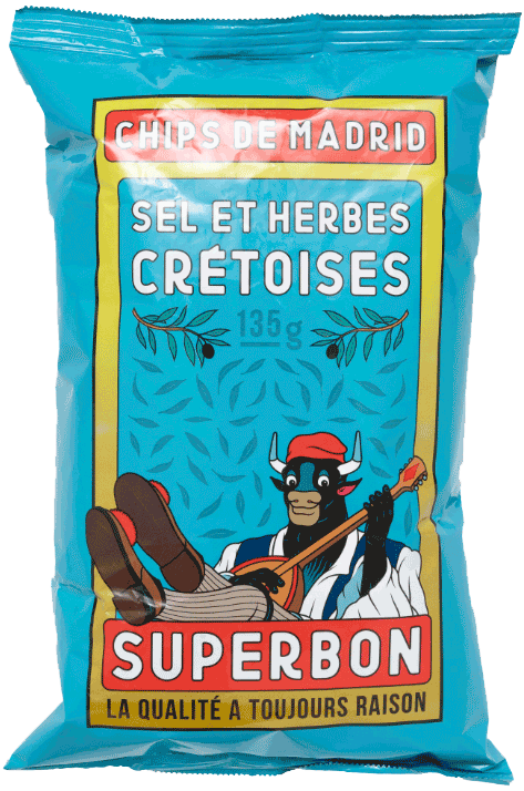 Superbon - Cretan Herbs Chips 135g