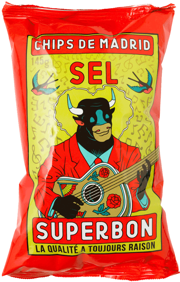 Superbon - Salt / Sel Chips 145g