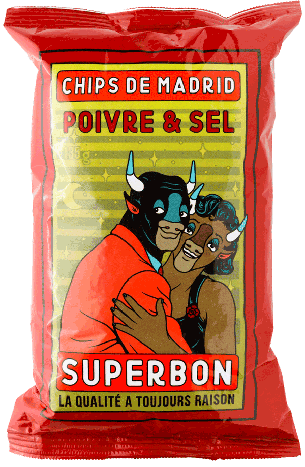 Superbon - Salt and Pepper Chips 135g