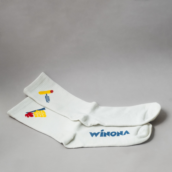 Winona - Cotton Socks Light Grey
