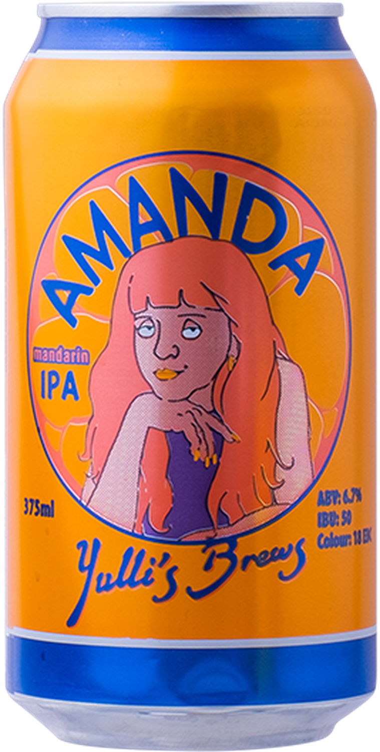 Yulli's Brews - Amanda Mandarin IPA 4PACK