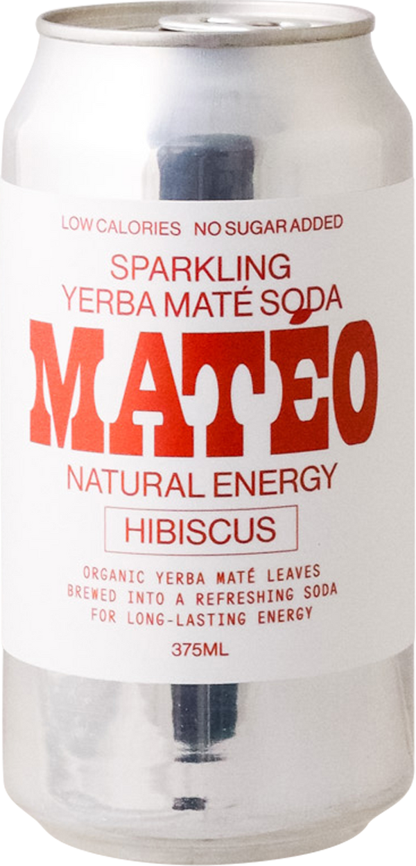 Matéo Soda - Sparkling Hibiscus Yerba Maté