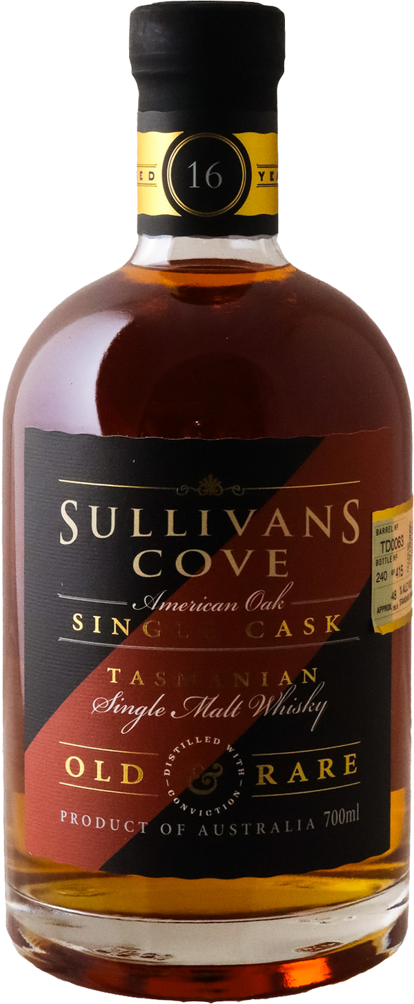 Sullivans Cove - 16 yo American Oak 'Old and Rare' Second Fill Single Cask Whisky