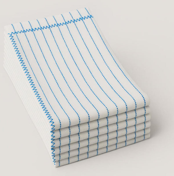 Asouvla - Paradis Magnetic Blue Napkin Set of 4