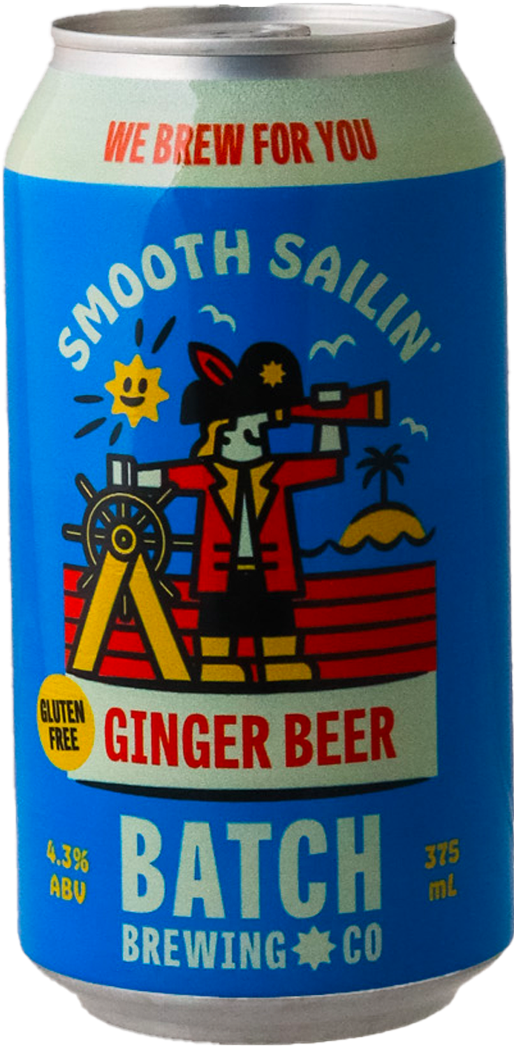 Batch Brewing - Smooth Sailin' Ginger Beer 4PACK