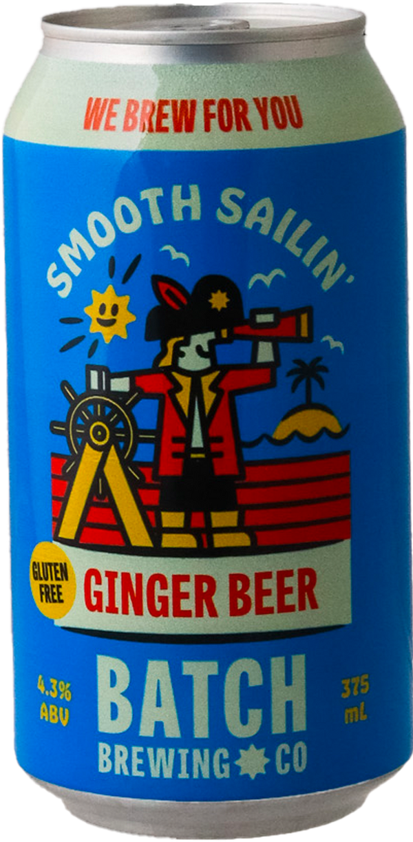 Batch Brewing - Smooth Sailin' Ginger Beer 4PACK