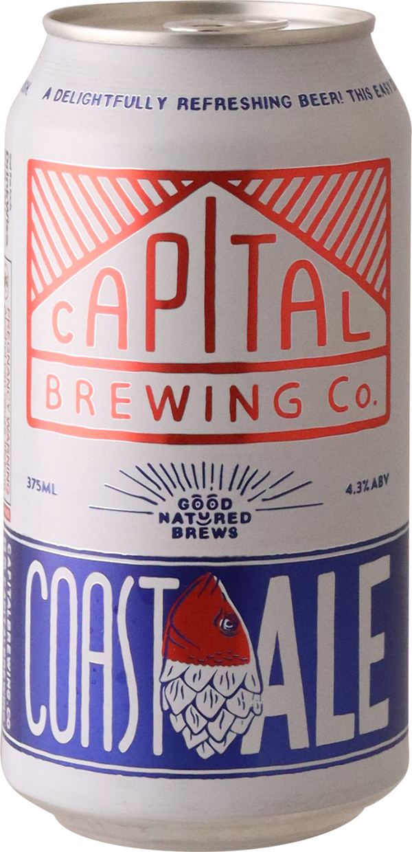 Capital Brewing Co - Coast Ale 375ml 4PACK