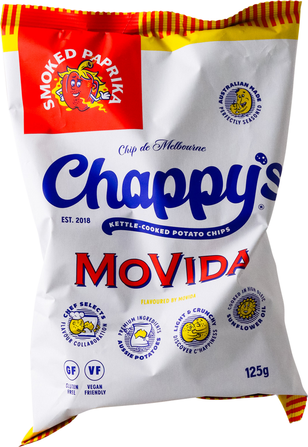 Chappy's x MoVida - Smoked Paprika Potato Chips Kettle Chips