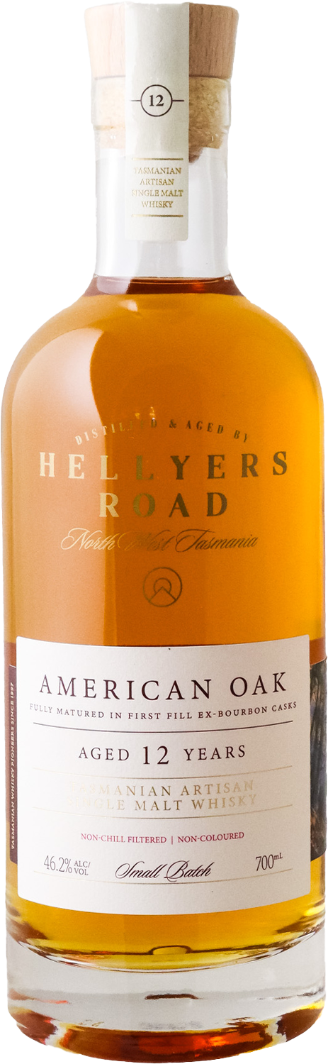 Hellyers Road Distillery - 12 Year Old American Oak Single Malt Whisky