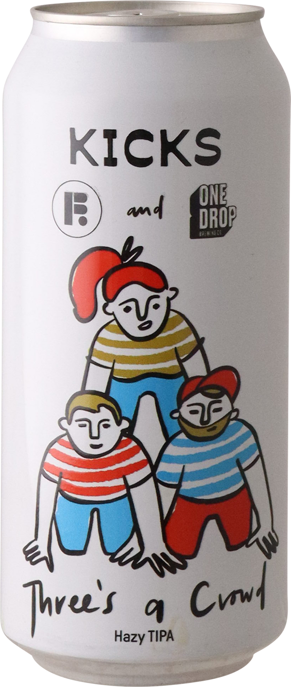 Kicks - Three's A Crowd Hazy Triple IPA