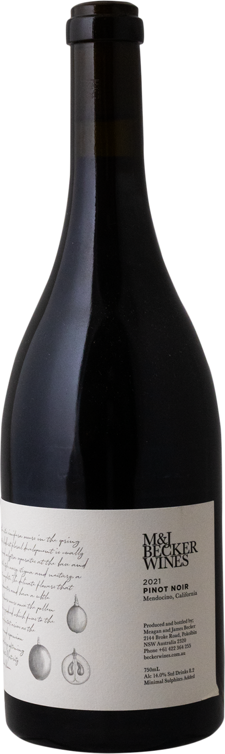 M&J Becker - 2021 Mendocino County Pinot Noir