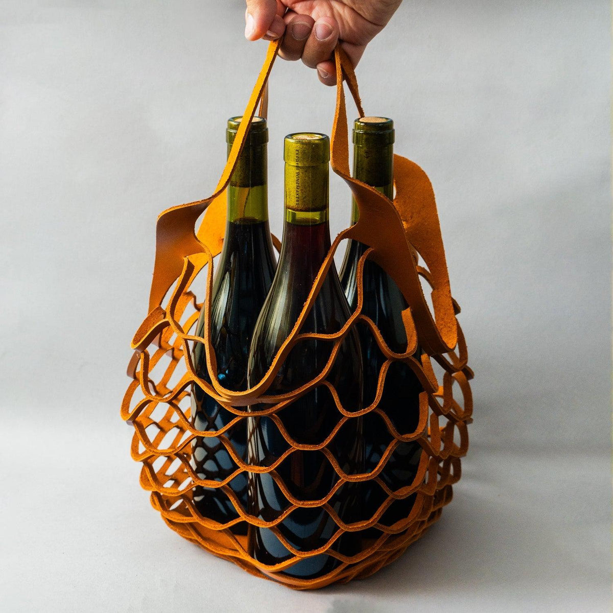 Mark Honoré - Leather Double Bottle Bag (Tan)