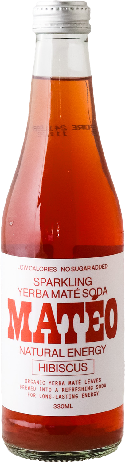 Matéo Soda - Sparkling Hibiscus Yerba Maté