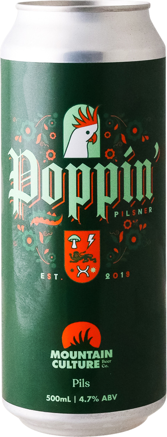 Mountain Culture - Poppin' Pils Pilsner