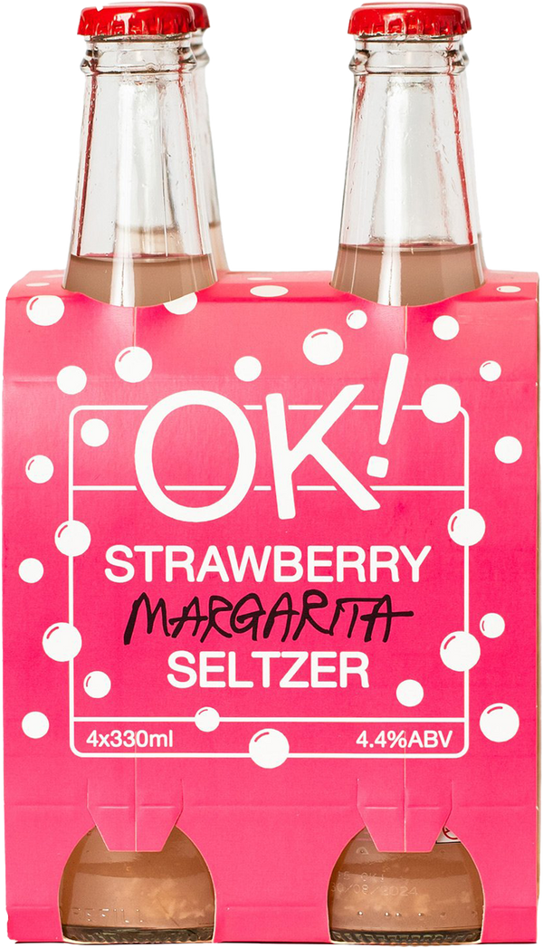 OK! - Strawberry Margarita Seltzer 4PACK