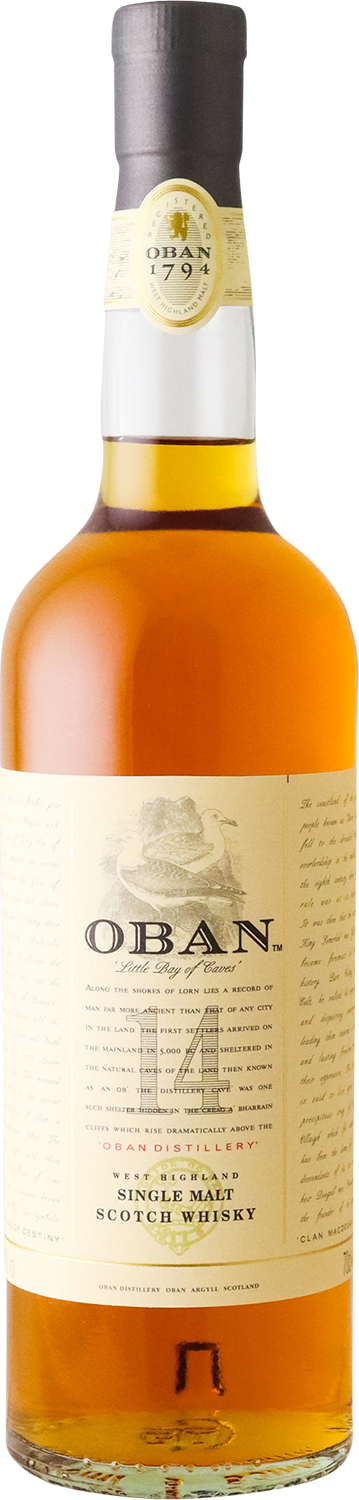 Oban - Aged 14 Years Highlands Single Malt Scotch Whisky