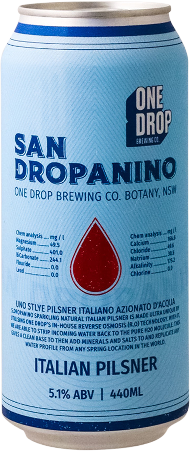 One Drop - San Dropanino Italian Pilsner