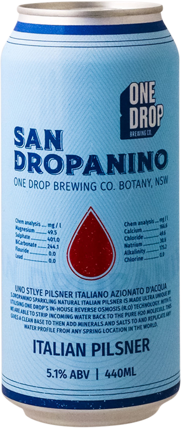 One Drop - San Dropanino Italian Pilsner