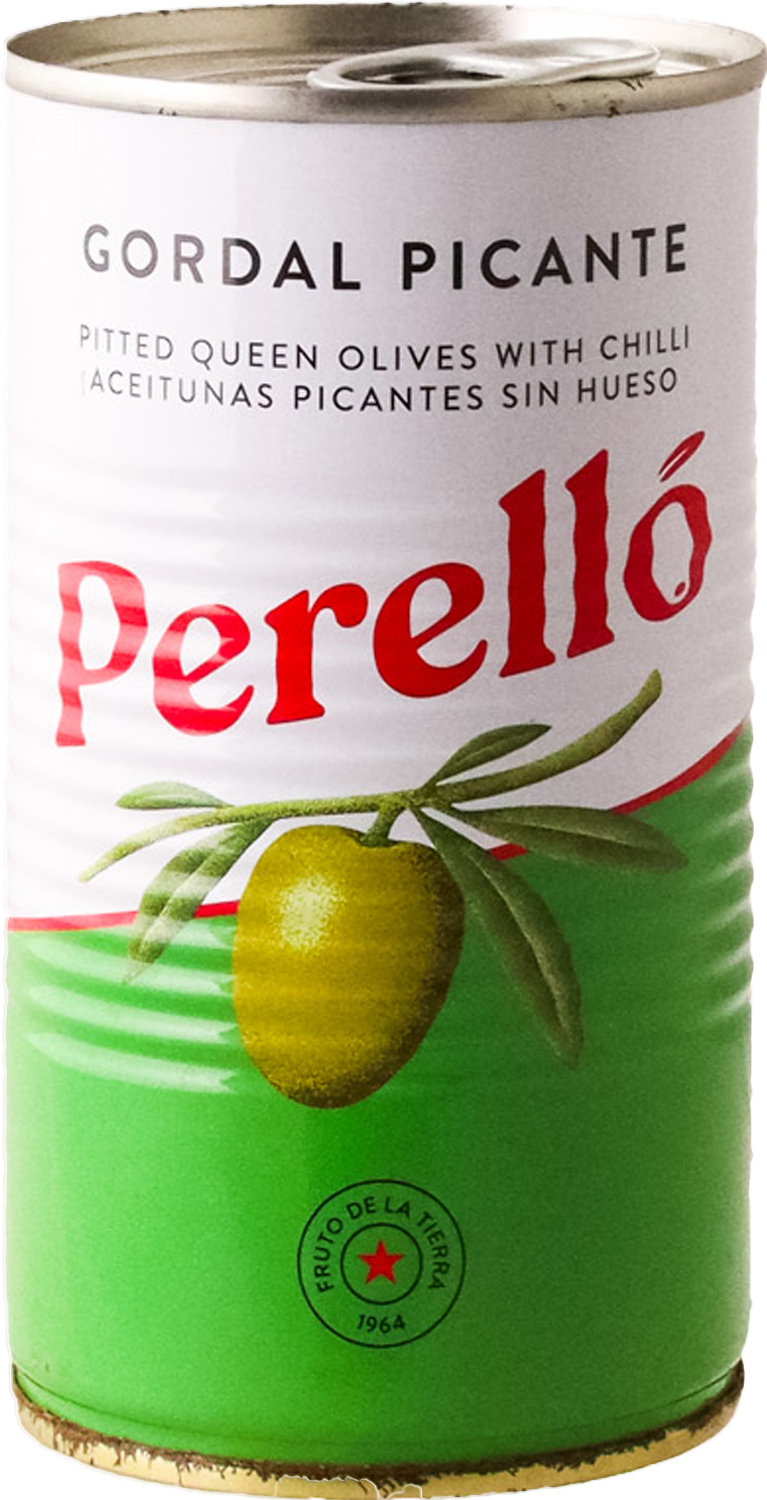 Perello - Spicy Gordal Pitted Olives Picante