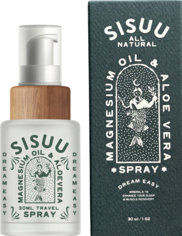Sisuu - Recovery Travel Spray: Magnesium Oil and Aloe Vera