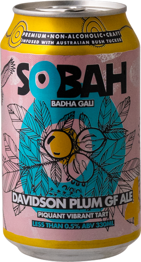 Sobah - Davidson Plum Gluten Free Ale (non-alcoholic) 4PACK