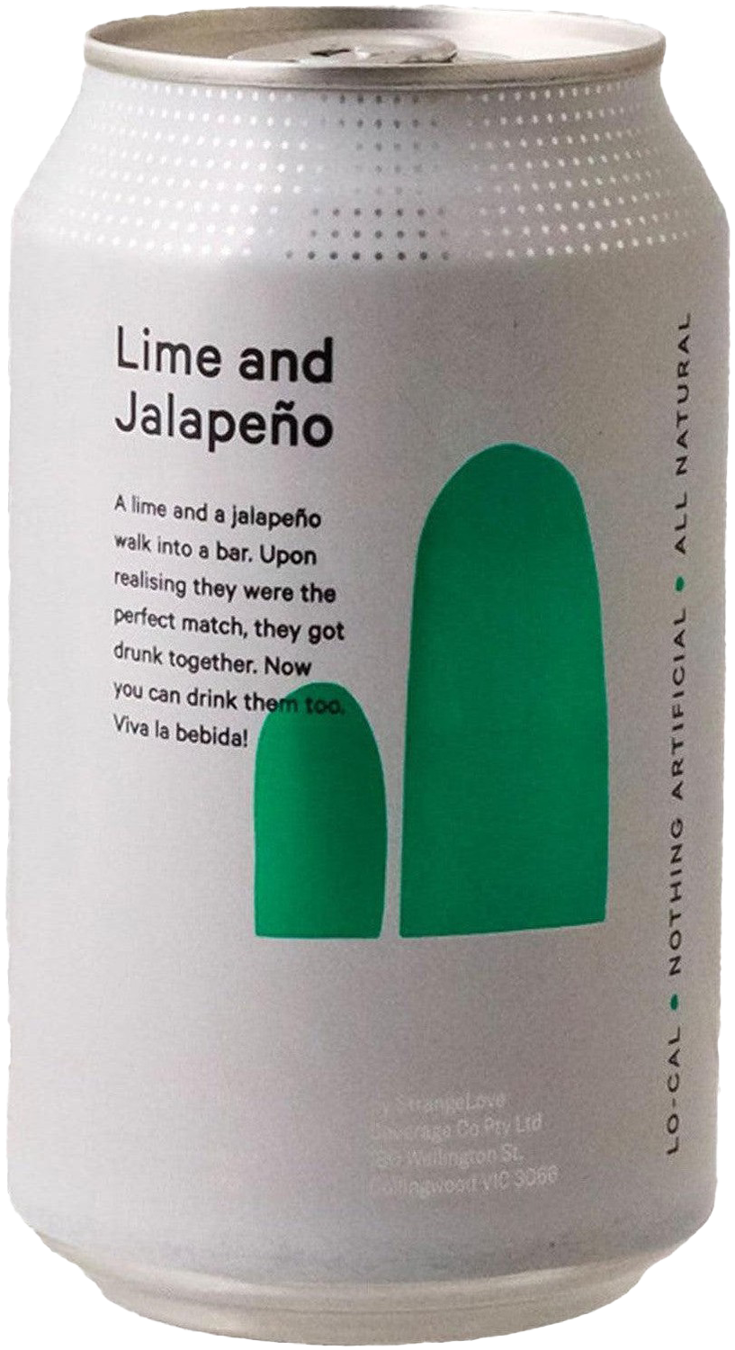 StrangeLove - Lime & Jalapeno Soda 330ml 4PACK
