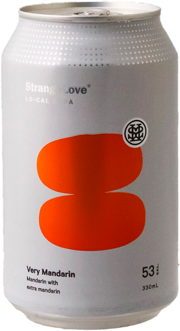 StrangeLove - Very Mandarin Soda 330ml 4PACK