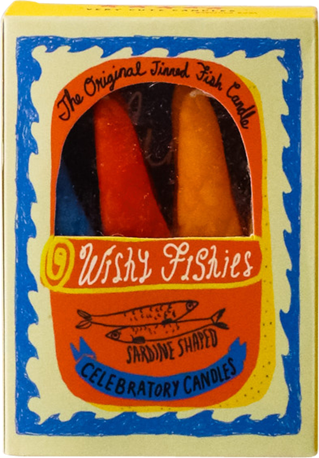 Tinned Fish Candle - 'Wishy Fishies' Sardine Celebratory Candles