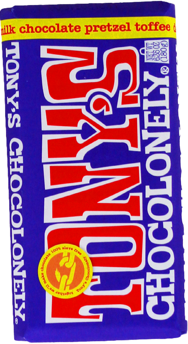 Tony's Chocolonely - Dark Chocolate Toffee Pretzel 180g