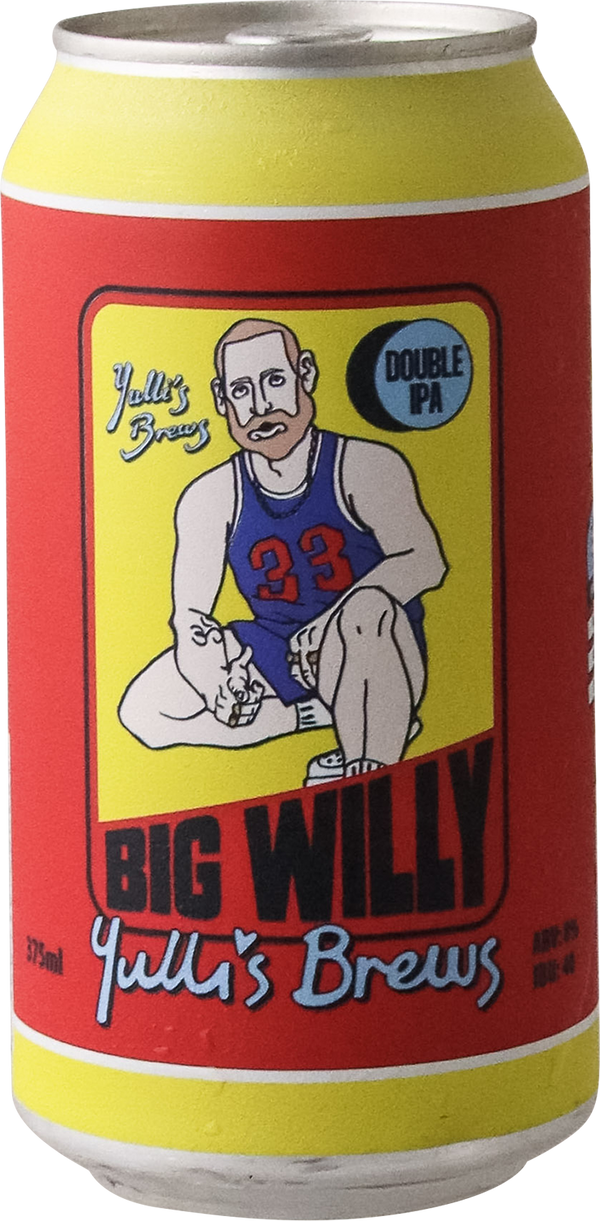 Yulli's Brews - 'Big Willy' Double IPA 4 Pack