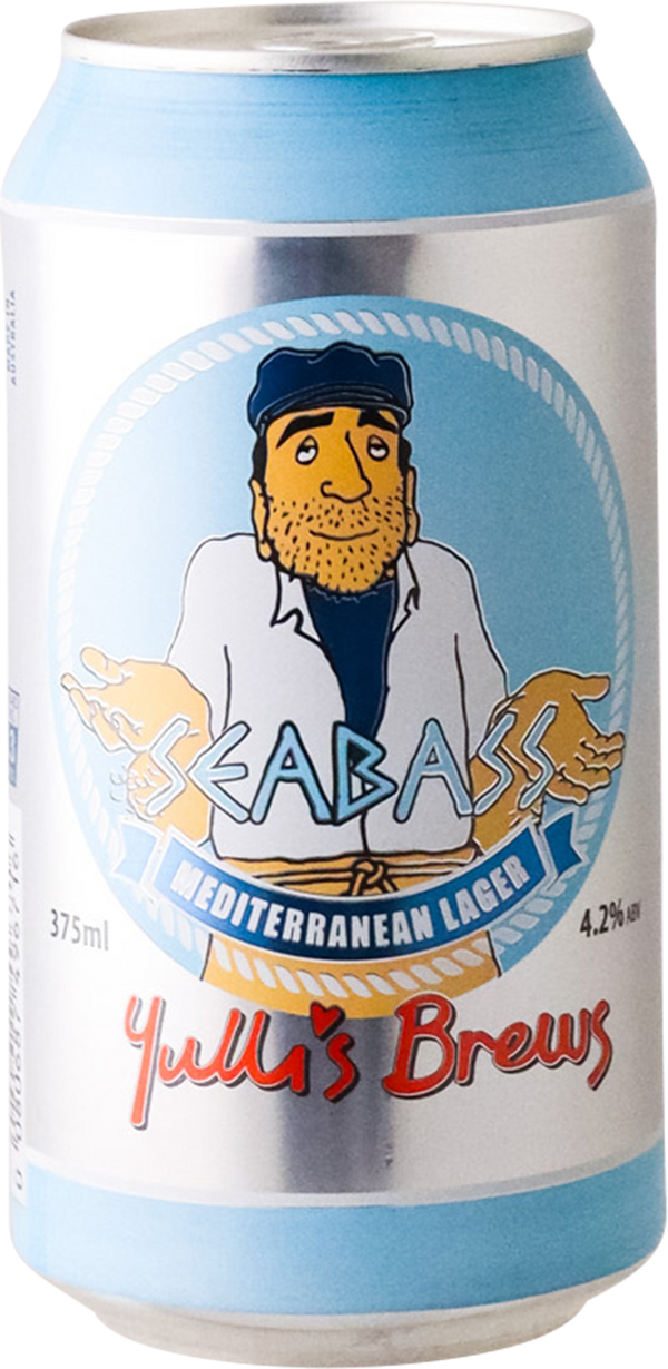 Yulli's Brews - 'Seabass' Mediterranean Lager 6PACK