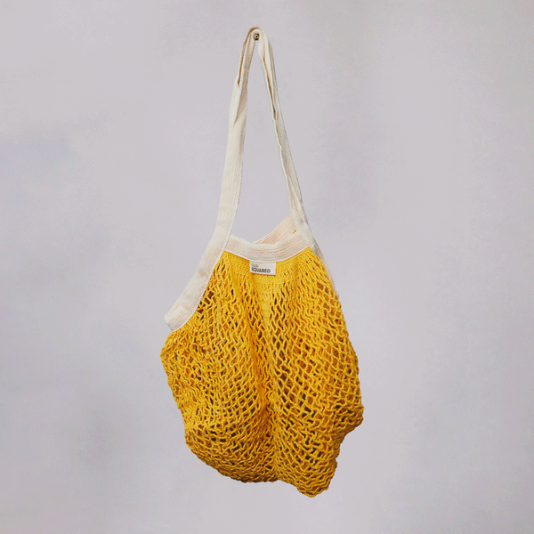 Fair Squared - Fairtrade Organic String Bag, Yellow