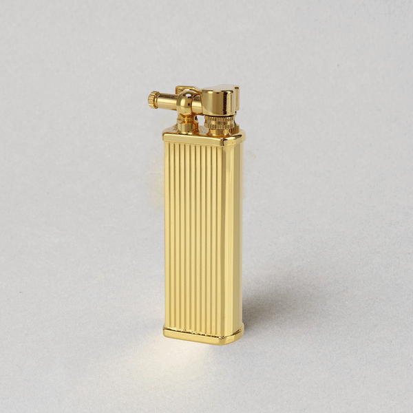 TSUBOTA PEARL - Bolbo Stripe Gold Lighter