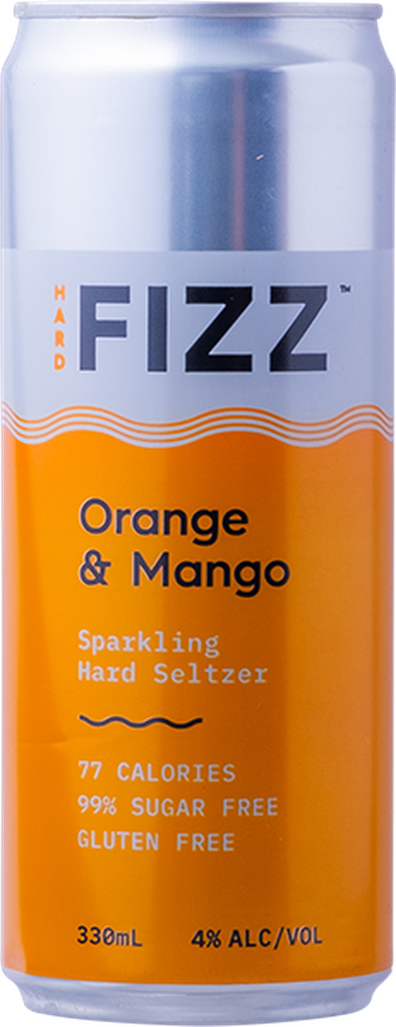 HARD FIZZ - ORANGE & MANGO SELTZER 4PACK