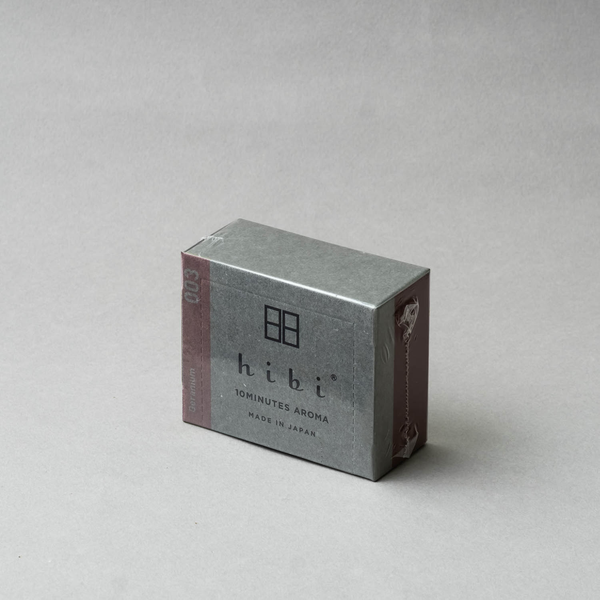 Hibi - 10 Minutes Aroma Incense Geranium (Large Box)