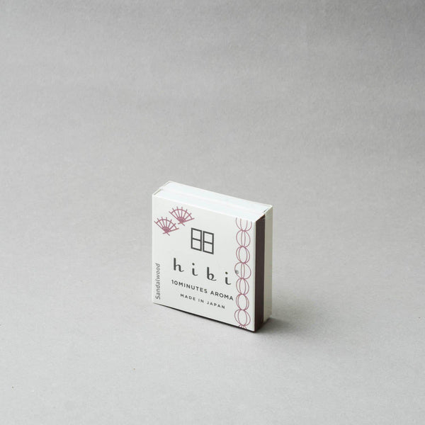 Hibi - 10 Minutes Aroma Incense Sandalwood (Small Box)