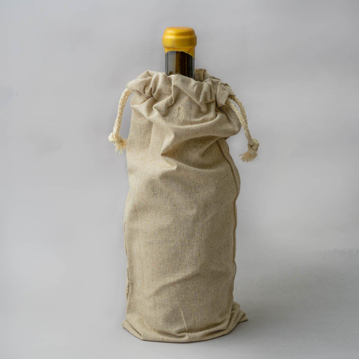 Linen Bottle Gift Bag