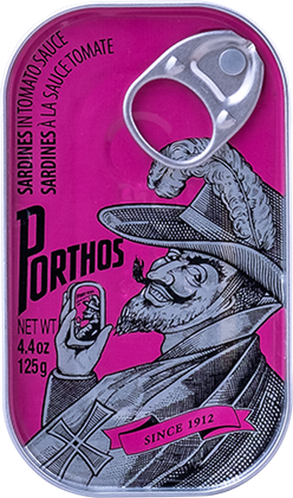 Porthos - Sardines in Tomato Sauce (Pink)