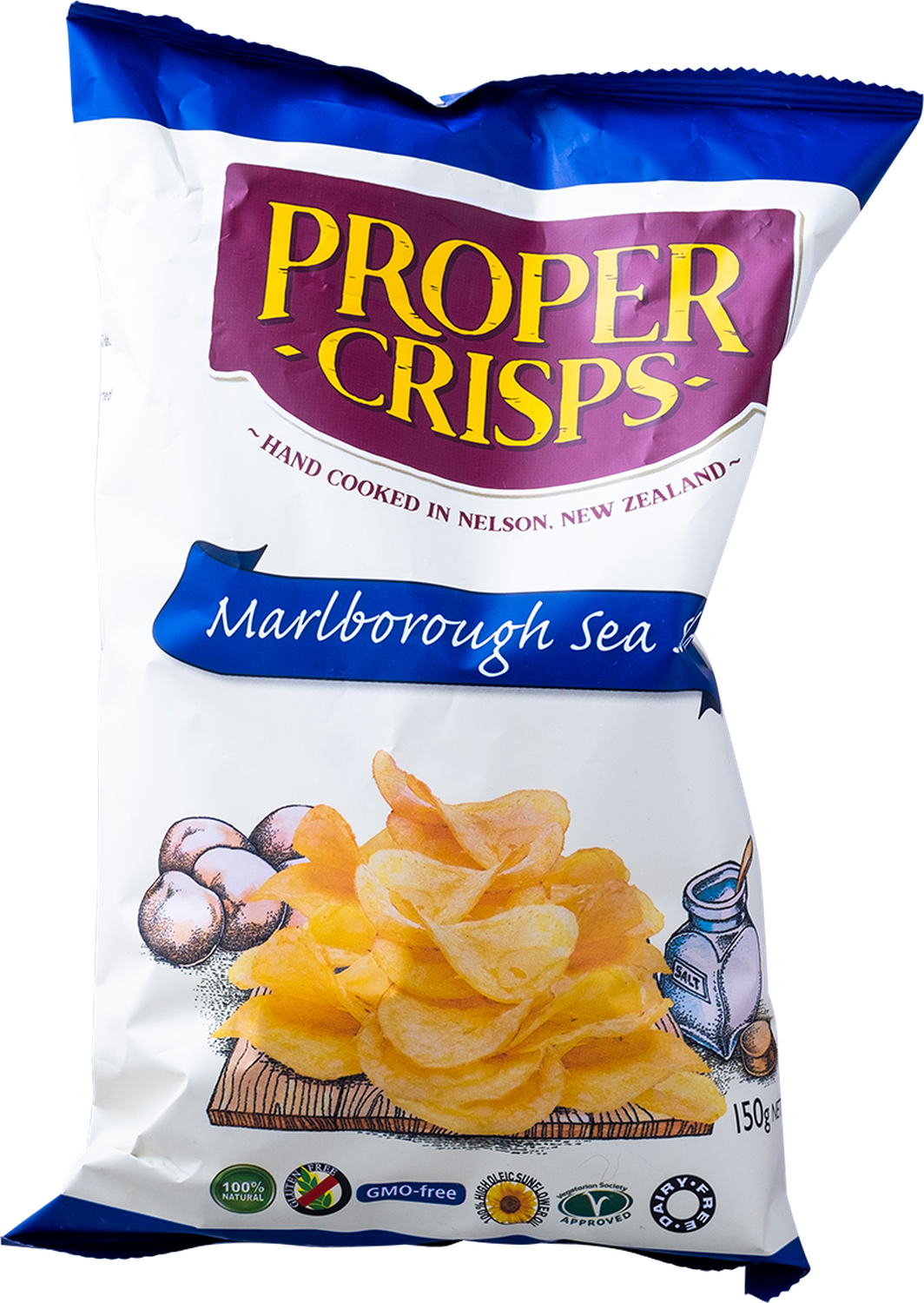 Proper Crisps - Marlborough Sea Salt