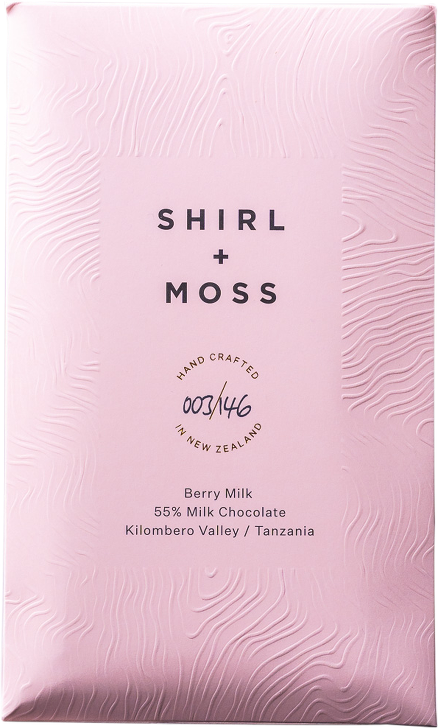 Shirl and Moss - Berry Milk 55% Milk Chocolate Bar