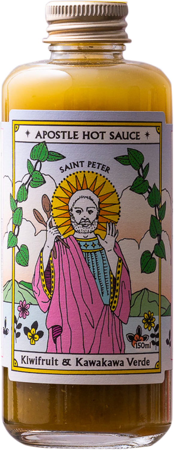 Apostle Hot Sauce - Saint Peter Kiwifruit & Kawakawa Verde