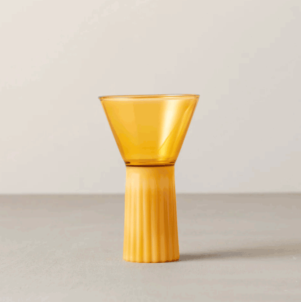 Saardé - Kairos Wine Glass, Yellow Topaz